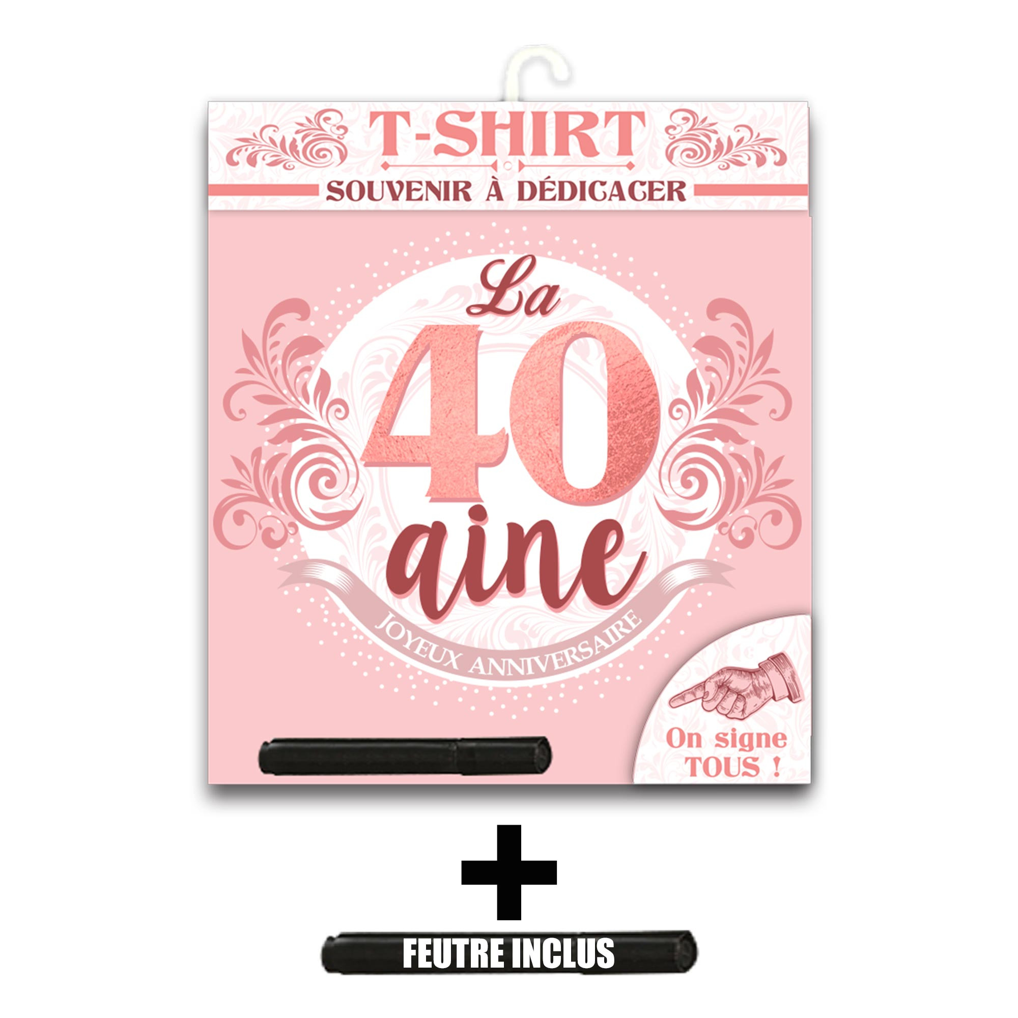 TEE SHIRT ANNIVERSAIRE HOMME - 40AINE