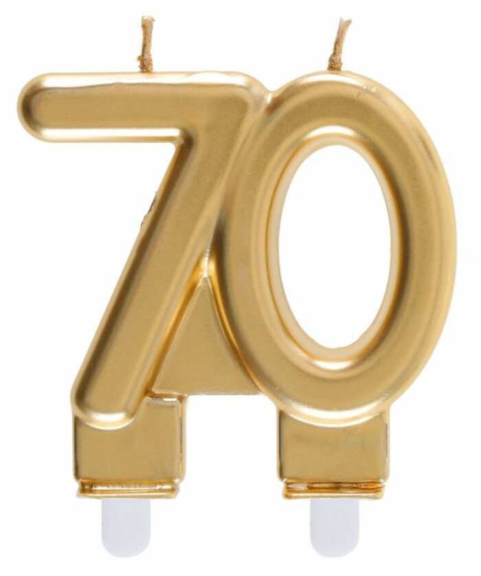 BOUGIE AGE OR 70 ANS