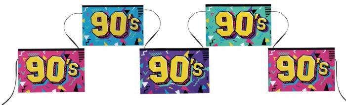 BANDEROLE 90'S MULTICOLORE – Image 3