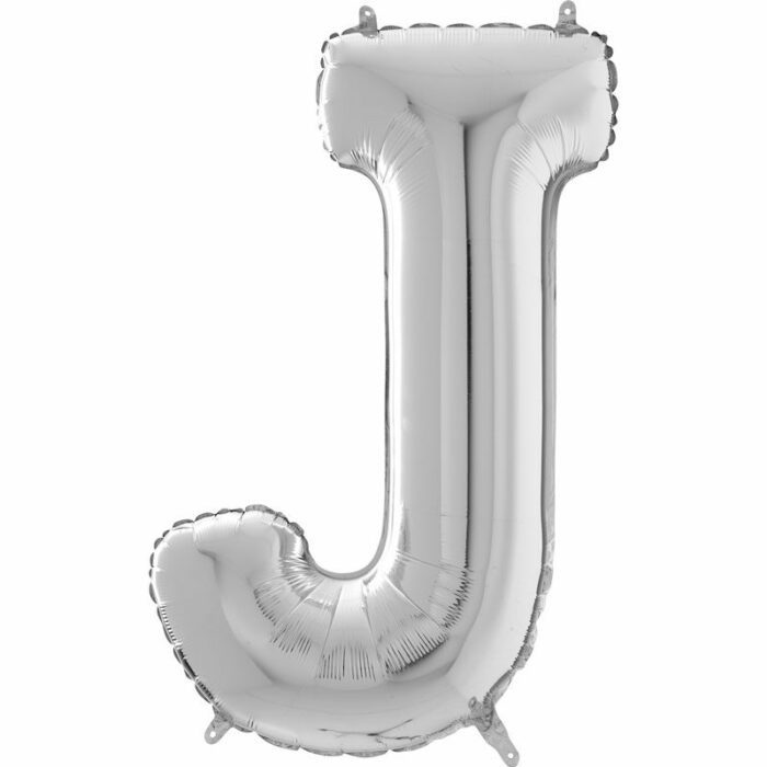 BALLON ALU LETTRE K COULEUR ARGENT 26" (66CM) – Image 2