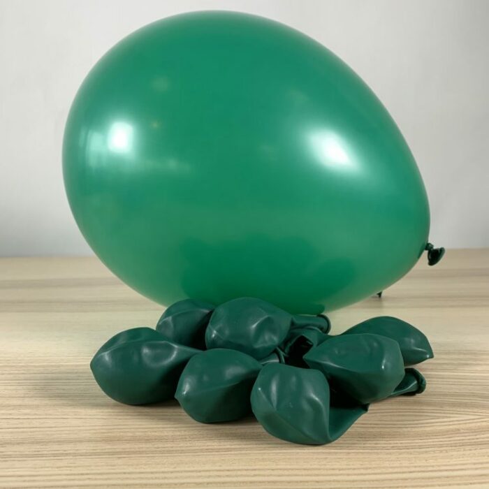 10 BALLONS VERT FORET