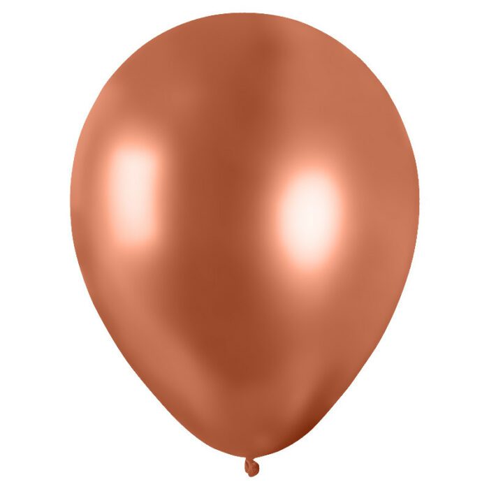 50 BALLONS METAL ROSE GOLD 30 CM