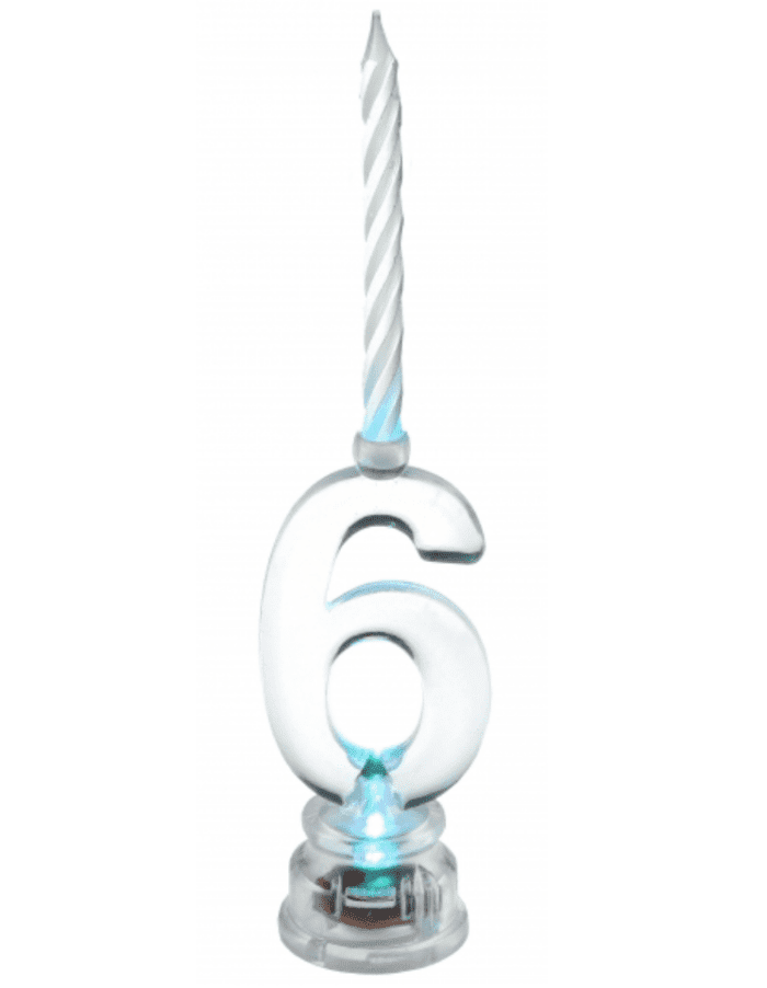BOUGIE LED TRANSPARENT 6