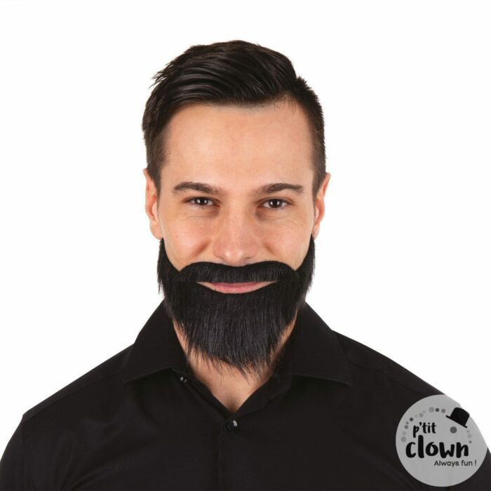 MOUSTACHE + COLLIER NOIR