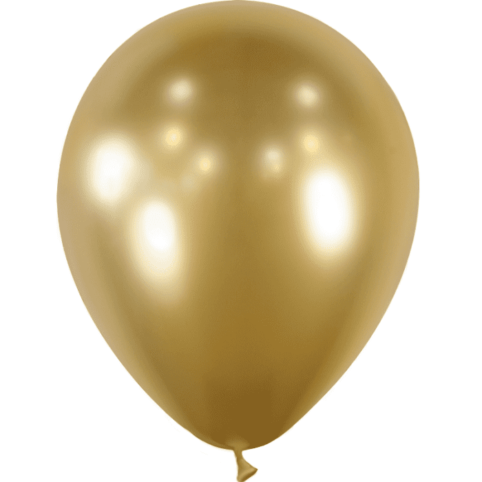 10 BALLONS MÉTAL OR BRILLANT – Image 3