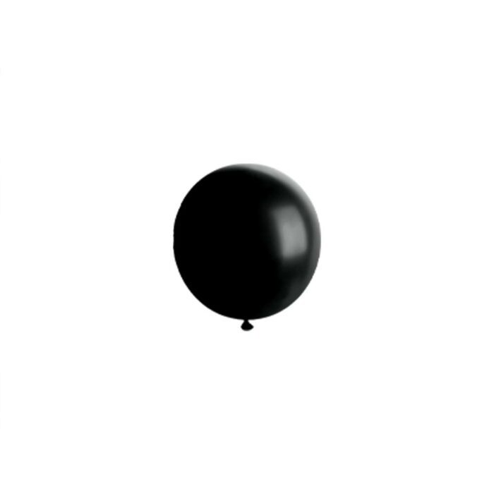 12 MINI-BALLONS NOIRS