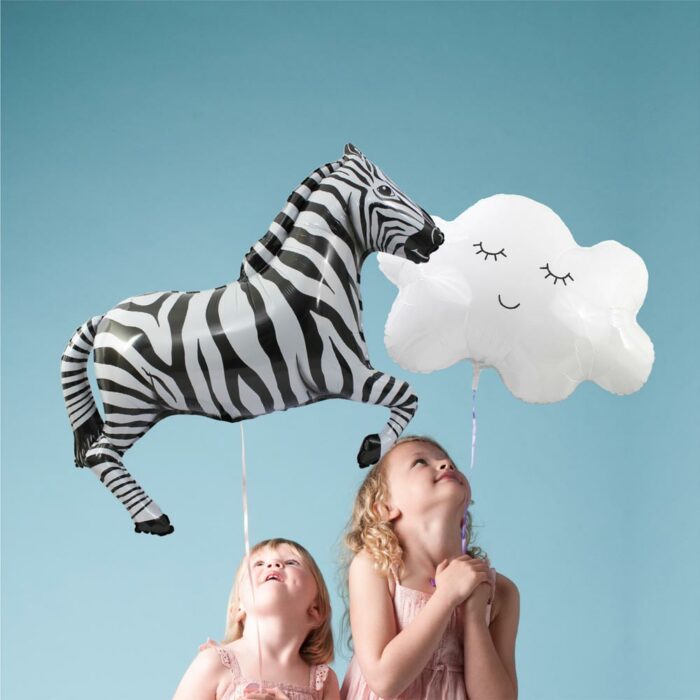 BALLON METAL ZEBRE