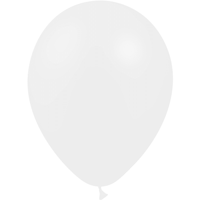 10 BALLONS BLANC – Image 3