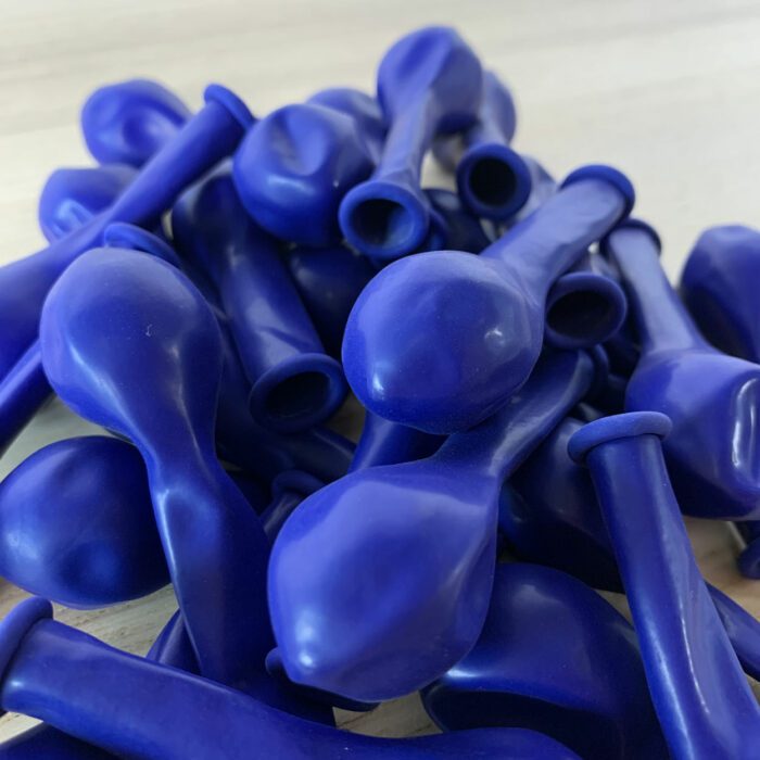 25 PETITS BALLONS BLEU MARINE – Image 2