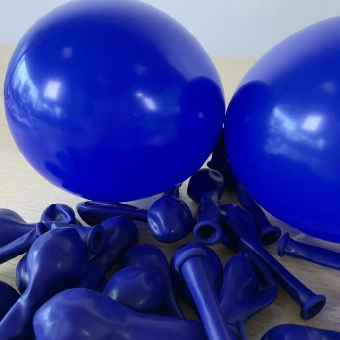 25 PETITS BALLONS BLEU MARINE