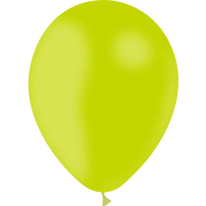 10 BALLONS LIMETTE 30 CM