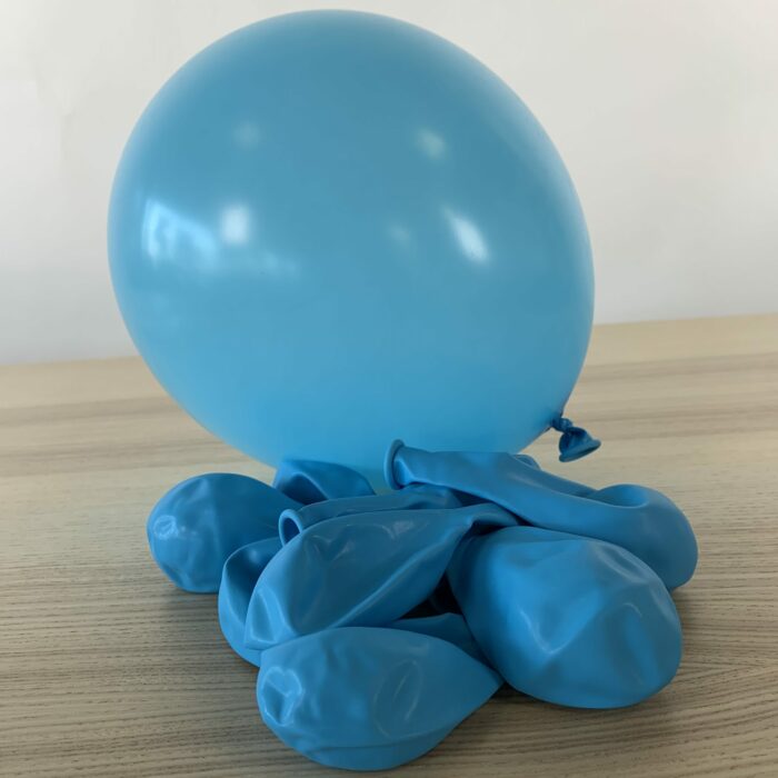 50 BALLONS BLEU CIEL