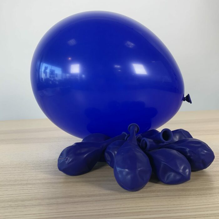 50 BALLONS BLEU MARINE