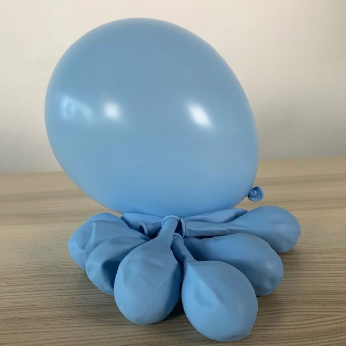 10 BALLONS PASTEL BLEU CIEL