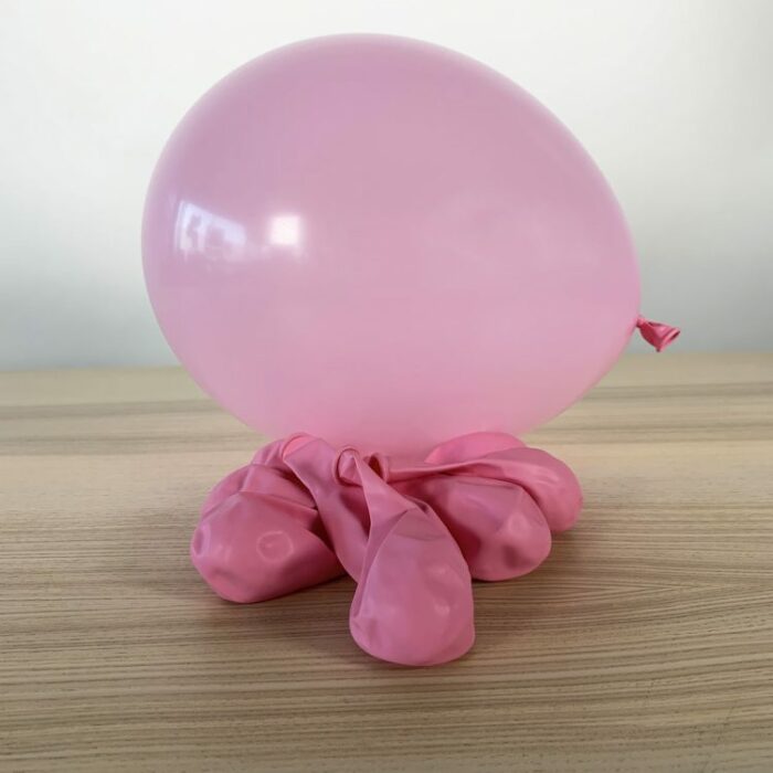 10 BALLONS ROSE BONBON