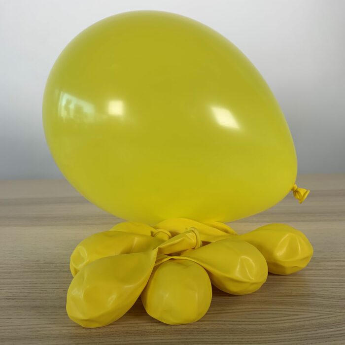 10 BALLONS JAUNE CITRON