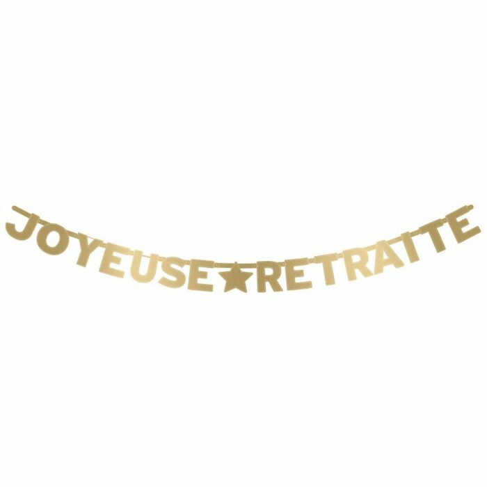 GUIRLANDE LETTRES "JOYEUSE R ETRAITE" – Image 3