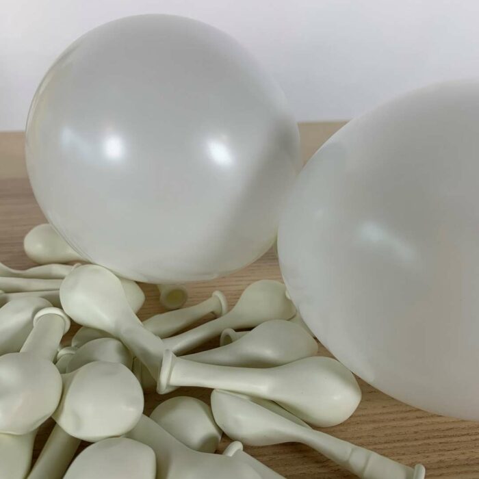 25 PETITS BALLONS BLANC