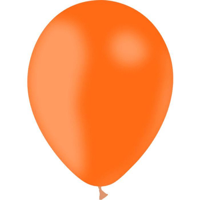 10 BALLONS ORANGE – Image 3