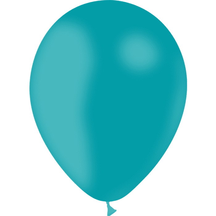 50 BALLONS TURQUOISE – Image 3