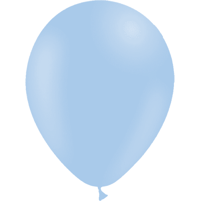 10 BALLONS PASTEL BLEU CIEL – Image 3