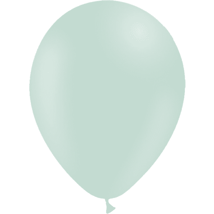 10 BALLONS PASTEL MENTHE – Image 3