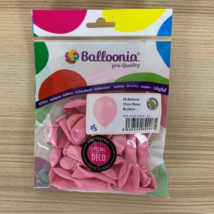 25 PETITS BALLONS ROSE BONBON – Image 3