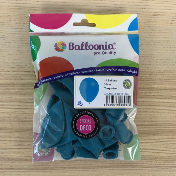 50 BALLONS TURQUOISE – Image 4