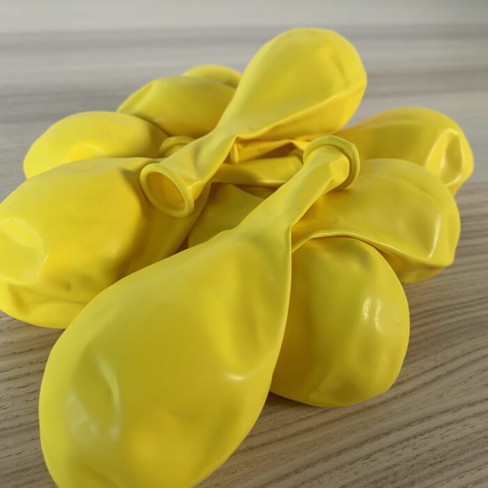 10 BALLONS JAUNE CITRON – Image 2