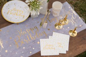 CHEMINS DE TABLE IMPRIMES ANNIVERSAIRE